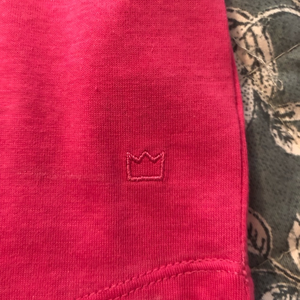 Crown & Ivy Pink Ruffle Sleeve Top NWOT - Picture 3 of 9